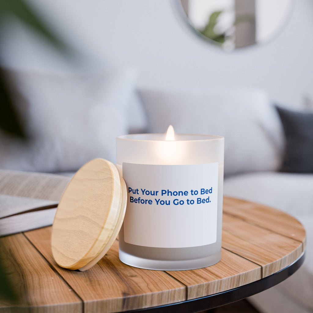 Put Your Phone to Bed Candle